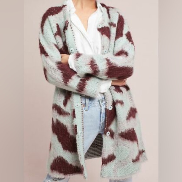 Anthropologie Suncoo Sweater Coat - Picture 3 of 10